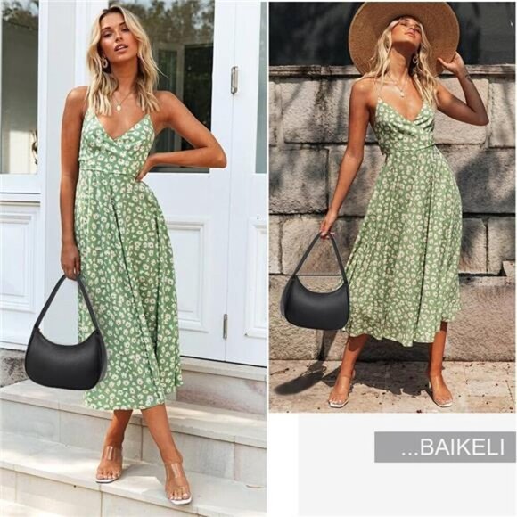 Crescent Shoulder Bags for Women Small Shoulder Purse Handbag Retro - Picture 2 of 7